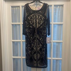 JS Collections special occasion midi length dress